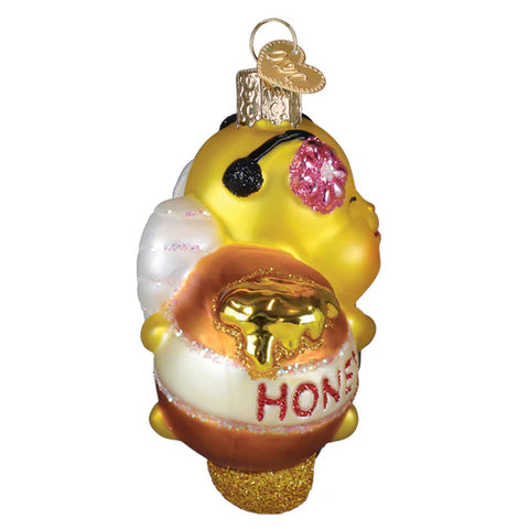 Bee Sweet Ornament, 3"