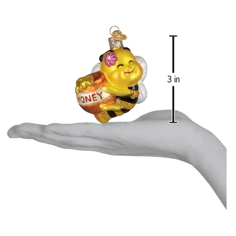 Bee Sweet Ornament, 3"