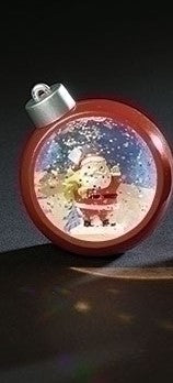 3"H LED Glitterball Ornament