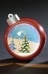 3"H LED Glitterball Ornament (sold individually)