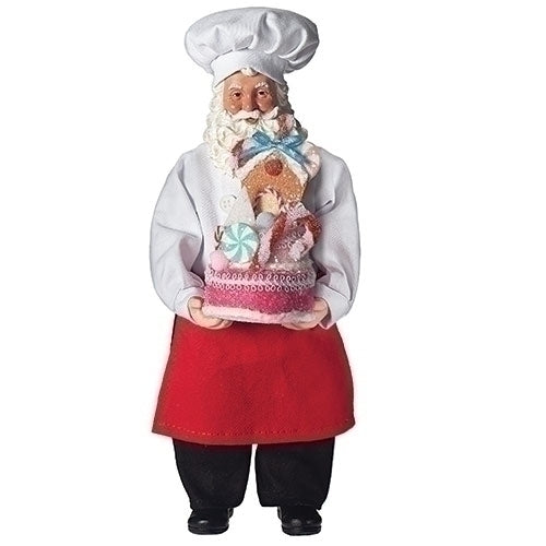 11"H Baker Santa Figurine