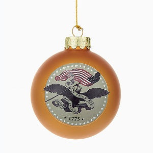 80MM Glass U.S. Army Ball Ornament