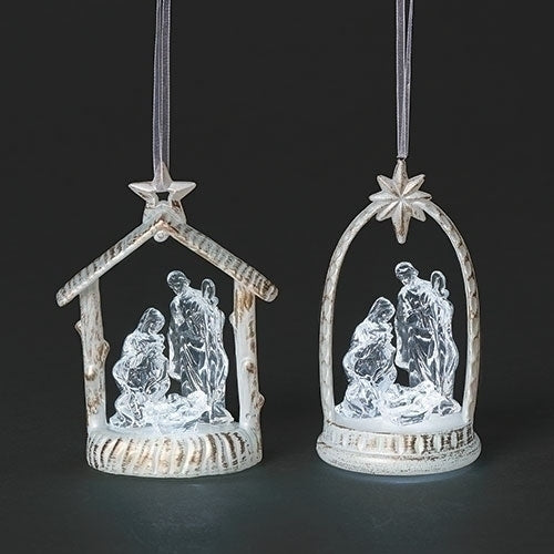 4.5" Lighted Holy Family Ornament
