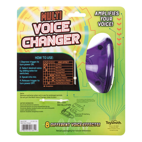 Multi Voice Changer (2 colors - sold individually)