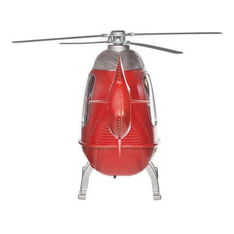 Confetti Lites Lighted Musical Swirl Santa's Holiday Helicopter, 8"