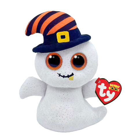 Ty Beanie Boos NIGHTCAP - White Ghost