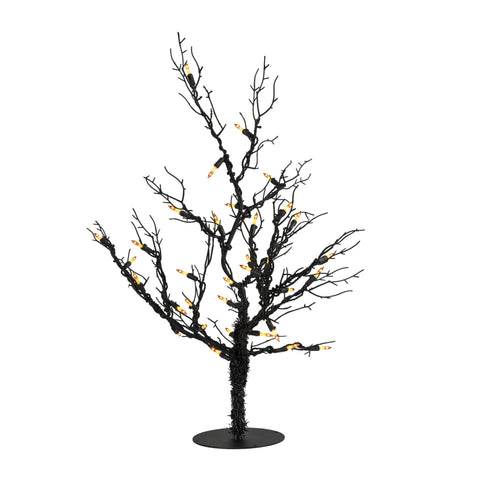 24" Black Twig Halloween Table Top Tree