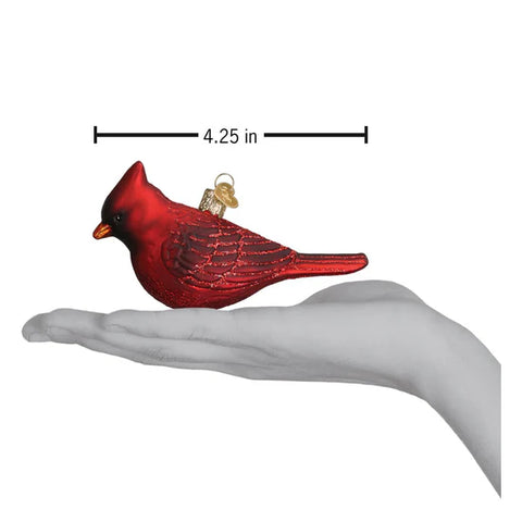 Northern Cardinal Ornament, 2"