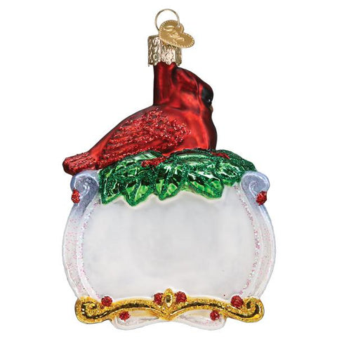 Memorial Cardinal Ornament, 4.25"
