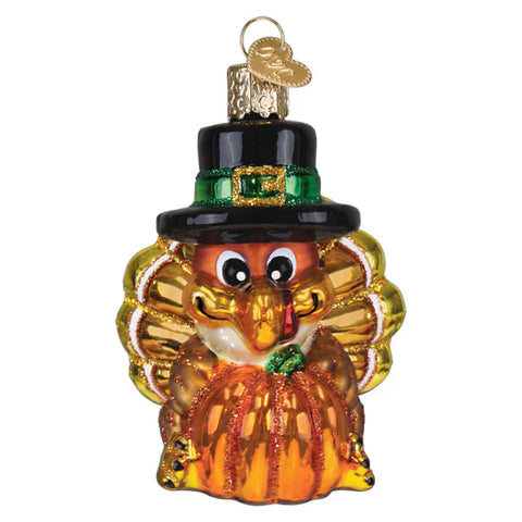 Pilgrim Turkey Ornament, 3.25"