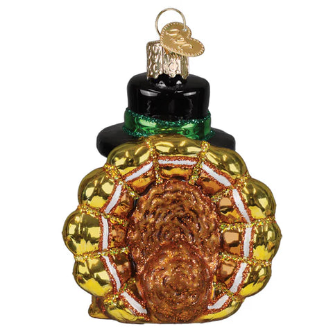 Pilgrim Turkey Ornament, 3.25"