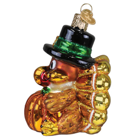 Pilgrim Turkey Ornament, 3.25"