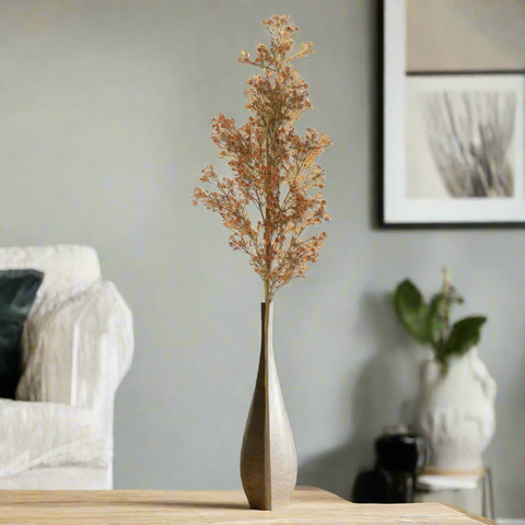 Golden Brown Babys Breath Stem in vase