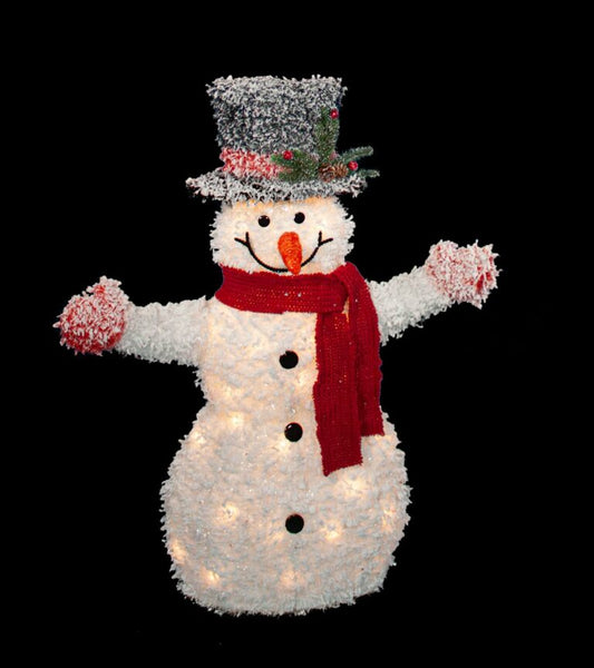 28" Lighted Snowman