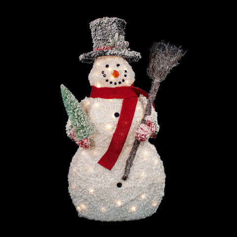 48" Lighted Snowman