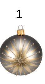 100MM Star Christmas Ornament