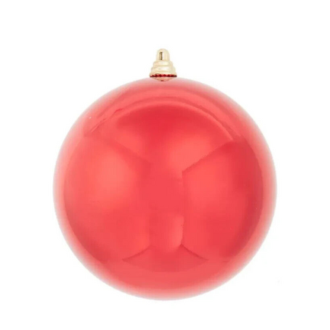 Shiny Red Shatterproof Ornaments