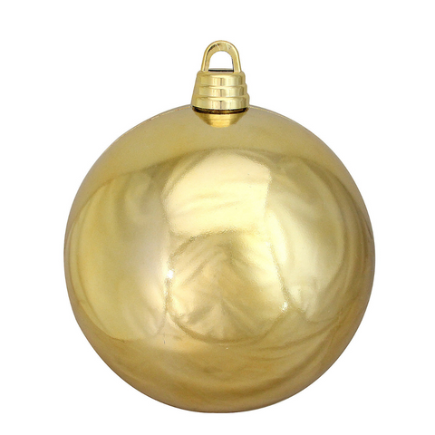 Shiny Gold Shatterproof Ornaments
