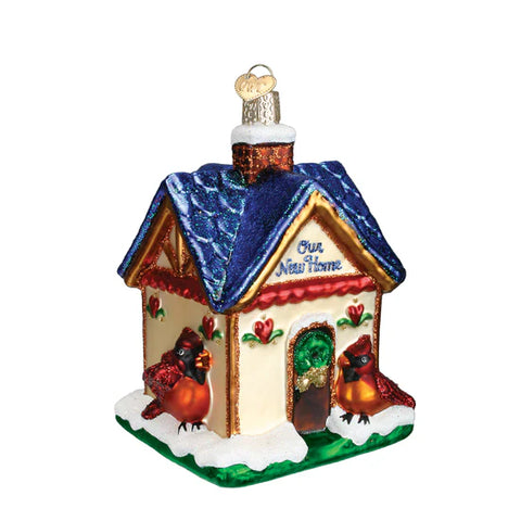 Our New Home Glass Ornament, 4.5"