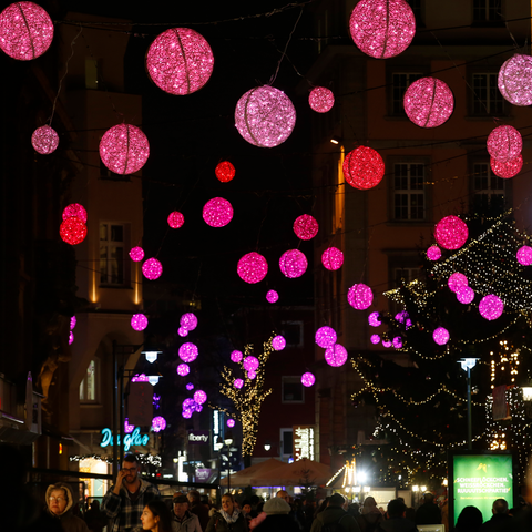 Organic 3D Lit Pastel Pink Ball, 31"