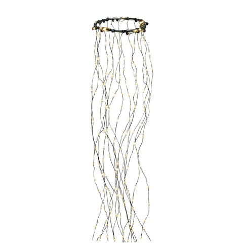 LED Cascade Tree Lights, 8' (Warm White Twinkle)