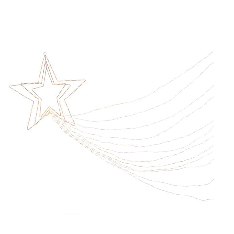 3 Star Cascade Light Shooting Star w/ 12 drops - Micro light