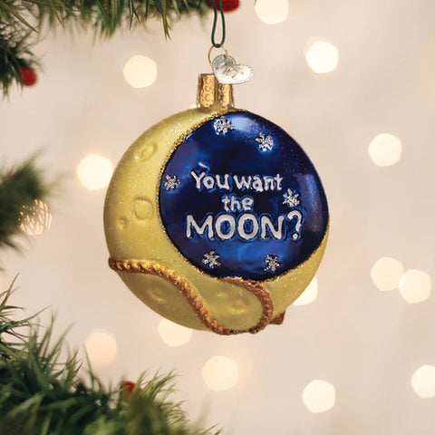 Lasso The Moon Ornament, 3.25"