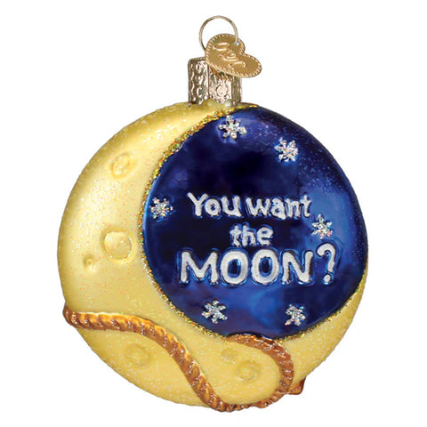 Lasso The Moon Ornament, 3.25"
