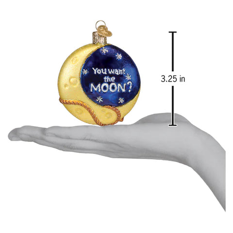 Lasso The Moon Ornament, 3.25"