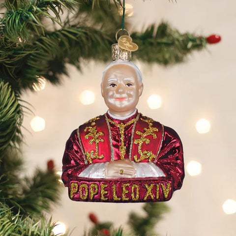 Pope Leo Ornament, 4"