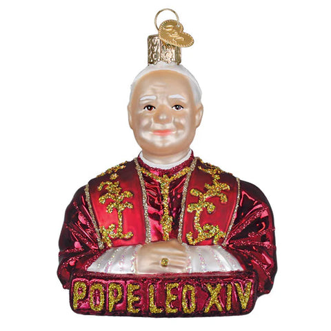 Pope Leo Ornament, 4"