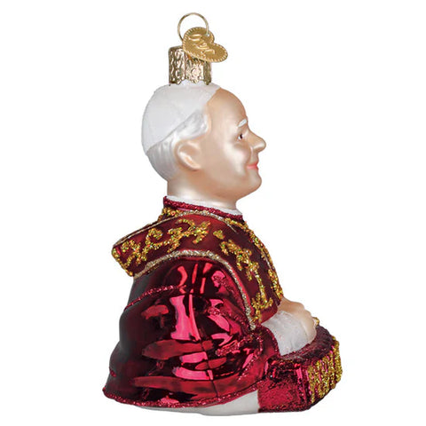 Pope Leo Ornament, 4"