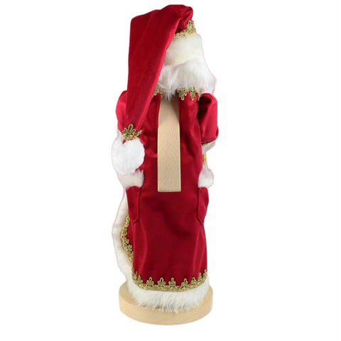 Steinbach Cozy Santa w/Music Nutcracker Figurine, 19.5"