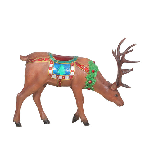 Christmas Deer Grazing