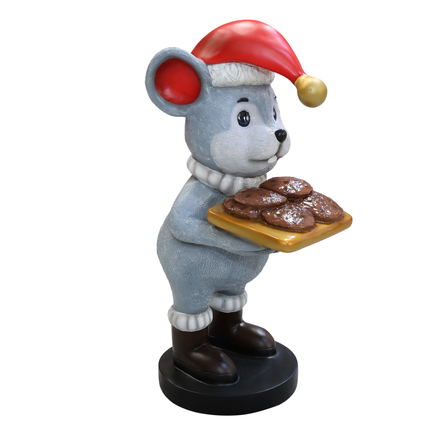3ft Fiberglass Resin Mouse Wearing Boots Statue