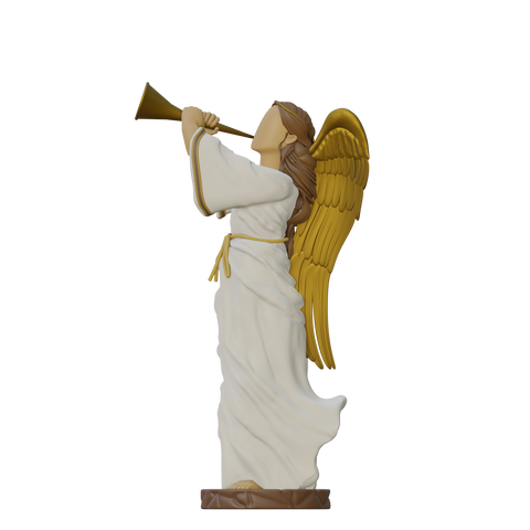 Angel Playing Trumpet