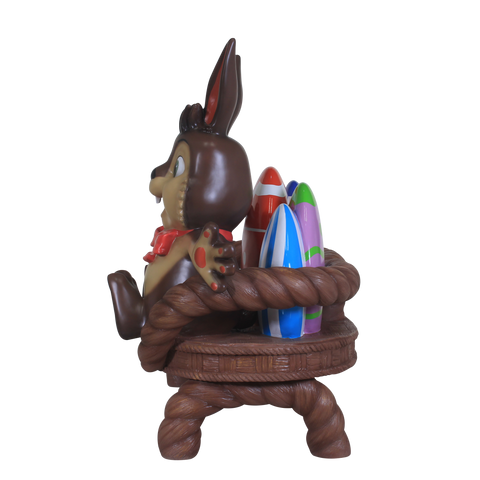 Easter Egg Bench - With Easter Bunny