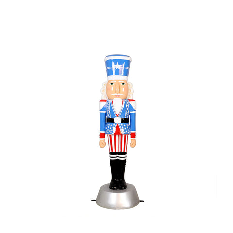 Large Fiberglass American Christmas Nutcracker Figure, 4ft to 12ft