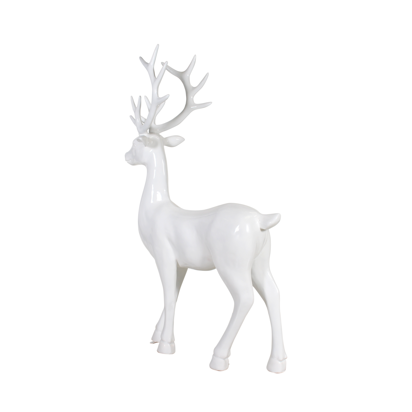 Stag Standing - White