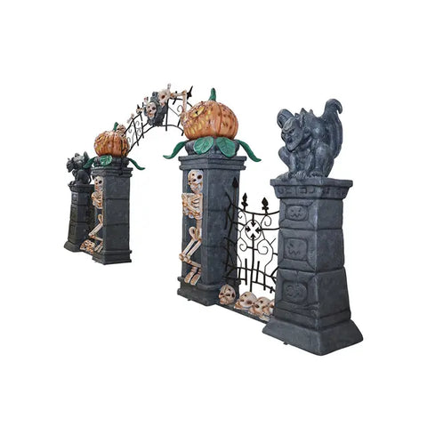 Lifesize Halloween Cemetery Gate Arch, 100"