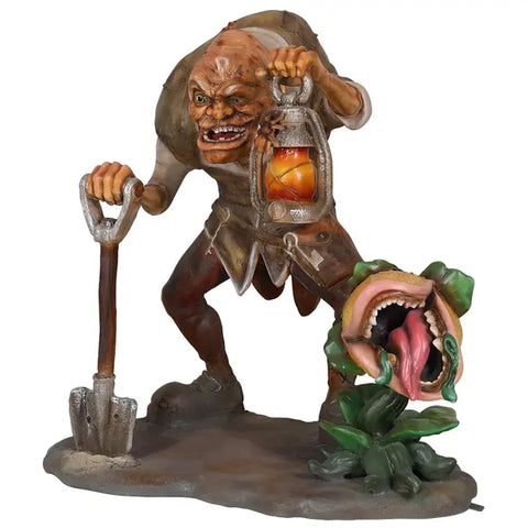 Lifesize Igor w/ Carnivorous Plant Halloween Figure, 59"