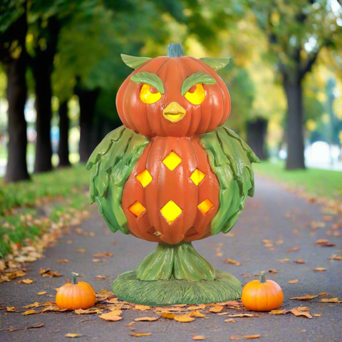 Pumpkin Owl in the park