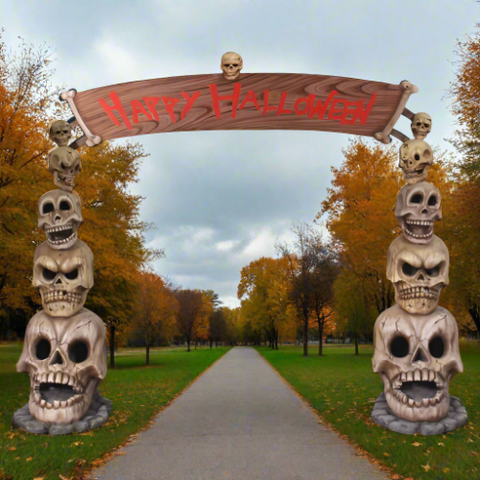 Skull Archway entrance of the park