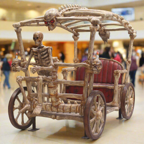 Skeleton Carriage in the shopping mall