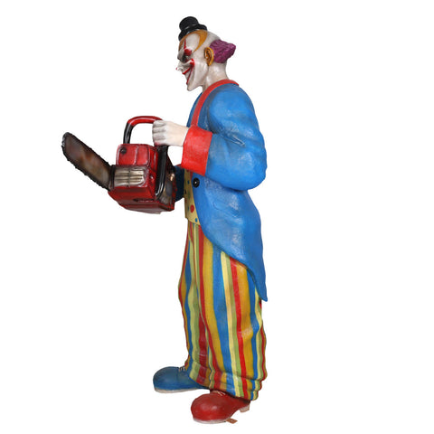 Scary Clown With Chainsaw