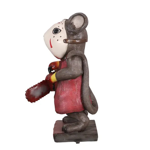 Large Mice The Killer Chainsaw Halloween Figure, 40"