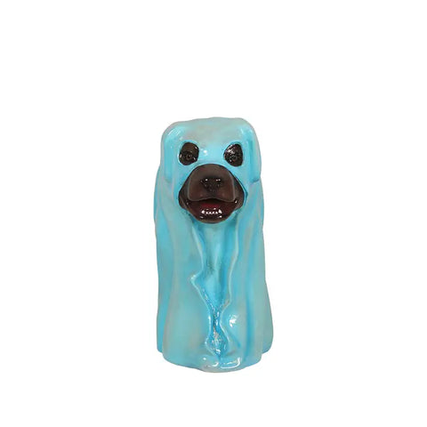 Large Glowing Ghost Dog Halloween Figure, 24"