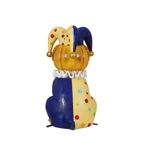 Large Jester The Clown Dog Figure, 36"