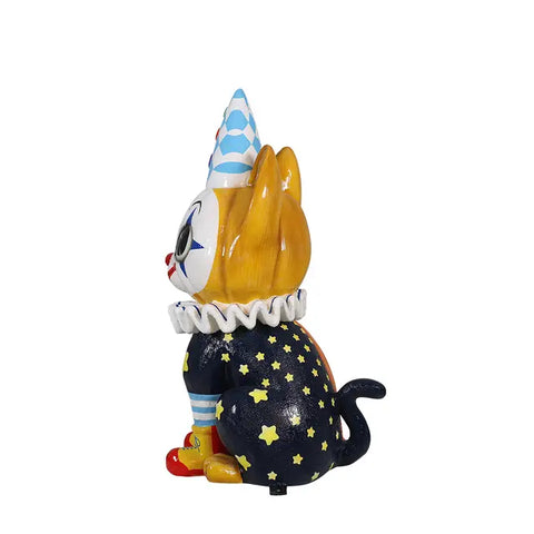 Large Jester The Clown Cat Figure, 36"
