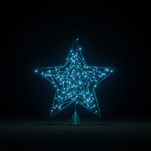 Star Light Turquoise - Hanging